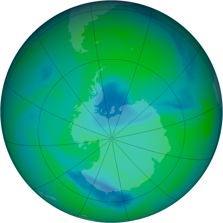 Ozone Map 2005-12-08